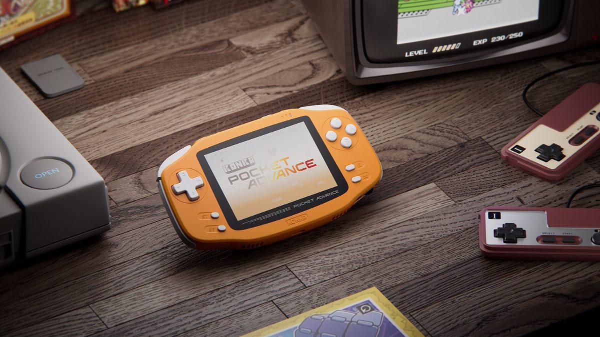 AYANEO представила ретро-консоль KONKR Pocket Advanced в стиле Game Boy Advance