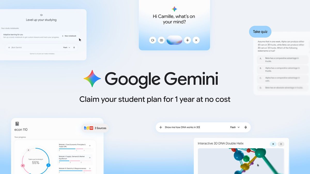Google дарит студентам год бесплатного Gemini Pro и новые инструменты для учёбы