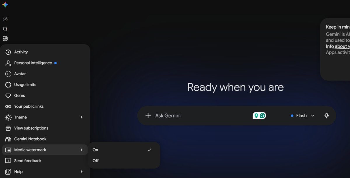 Google Gemini разрешил убирать видимый водяной знак с контента