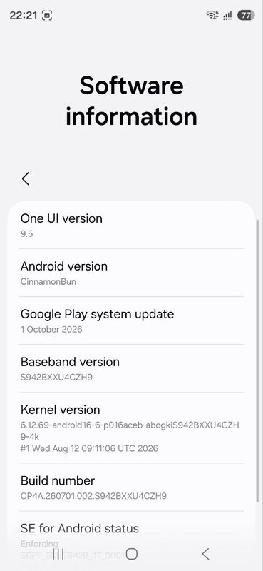 One UI 9.5 замечен на тестовом Galaxy-смартфоне раньше срока